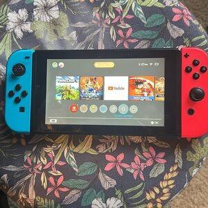 Nintendo Switch Console - Neon Blue and Red